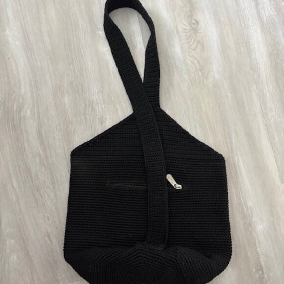 THE SAK Over Shoulder Backpack Shoulder Bag Black - Picture 3 of 4